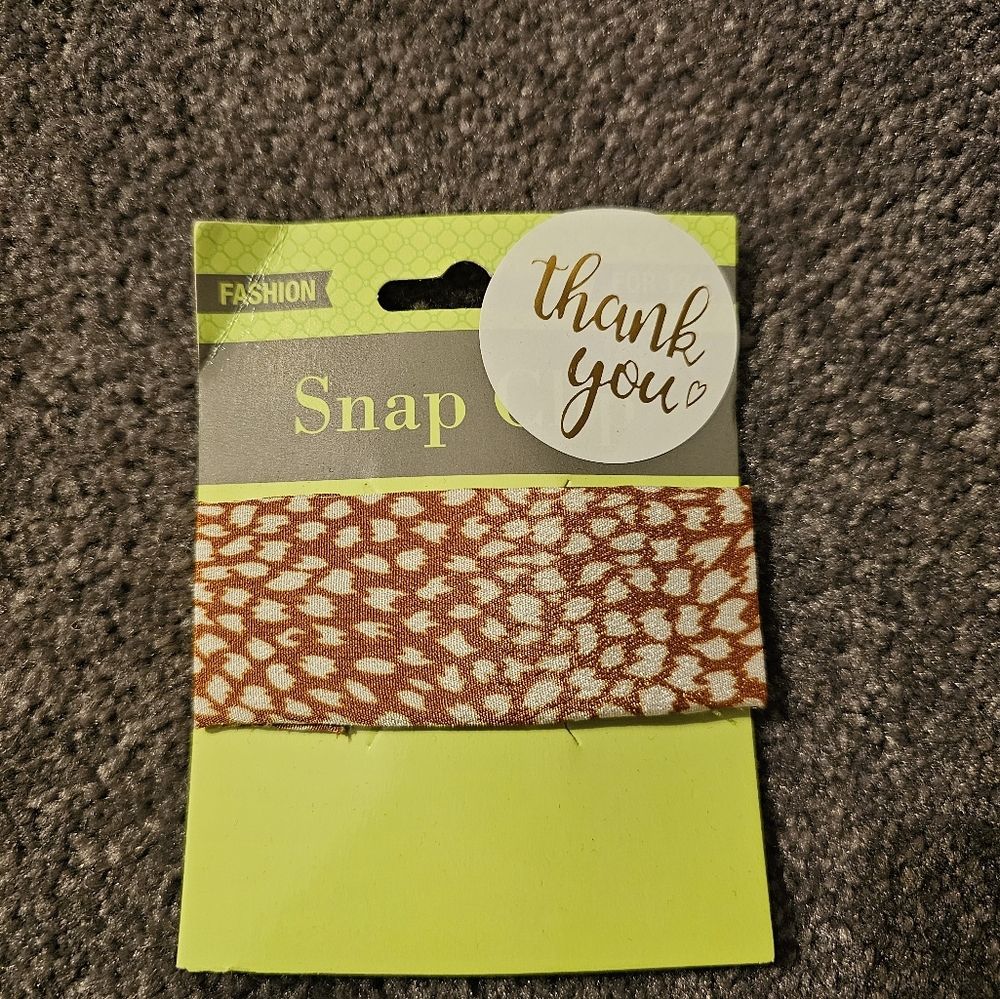NWOT snap hair clip